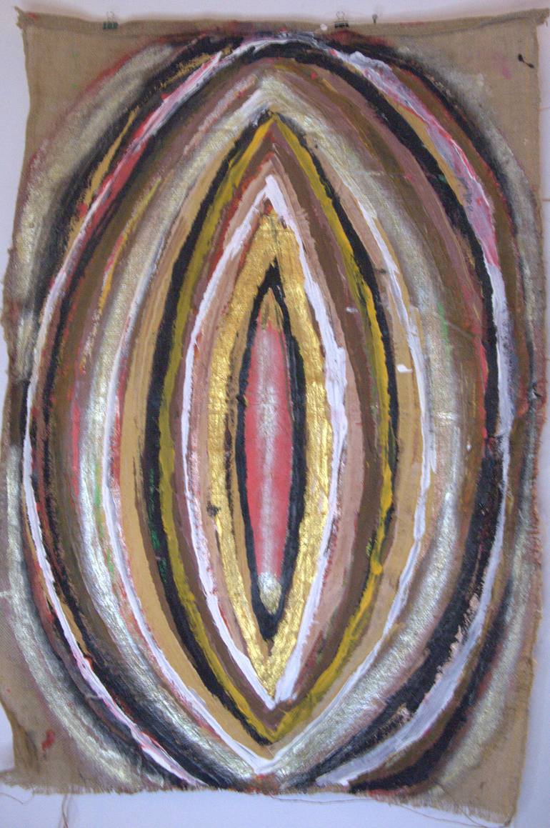 Original Abstract Expressionism Abstract Painting by Hassine Fenn