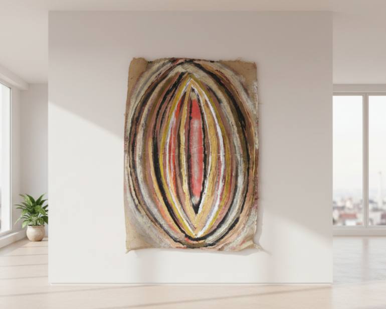 Original Abstract Expressionism Abstract Painting by Hassine Fenn