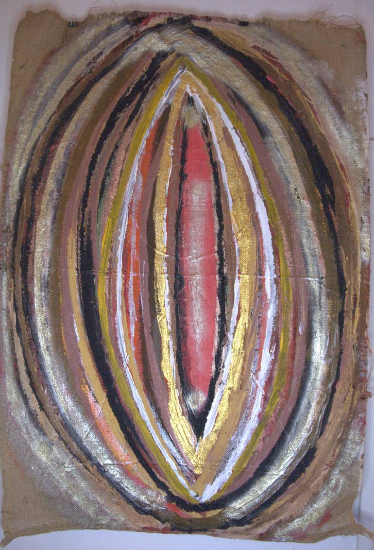 Original Abstract Expressionism Abstract Painting by Hassine Fenn