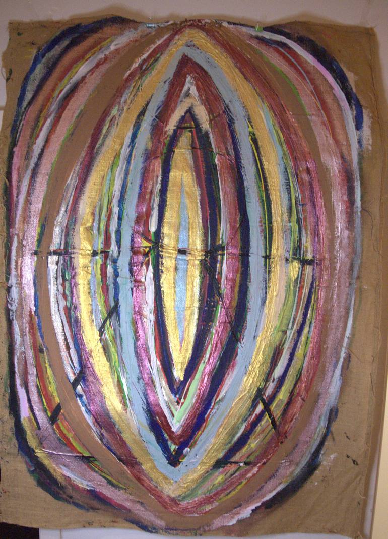 Original Abstract Expressionism Abstract Painting by Hassine Fenn