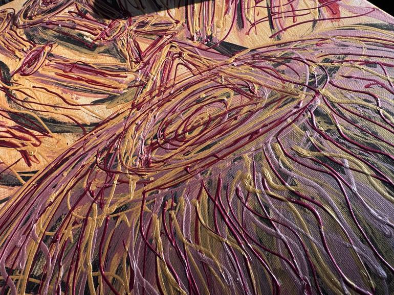 Original Abstract Expressionism Abstract Painting by Hassine Fenn