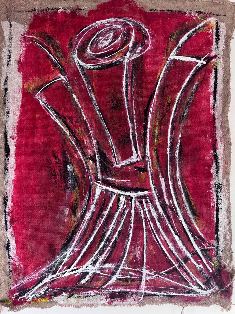 Original Abstract Expressionism Abstract Painting by Hassine Fenn