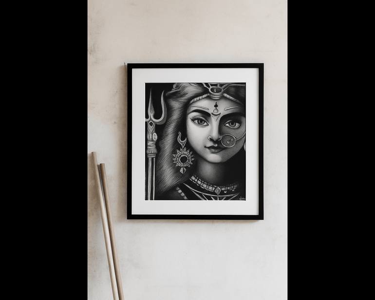 Original Realism Religion Drawing by Suhani Singh