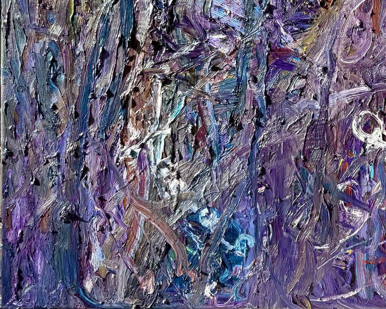 Original Abstract Expressionism Landscape Painting by Ngeun Sysengthong
