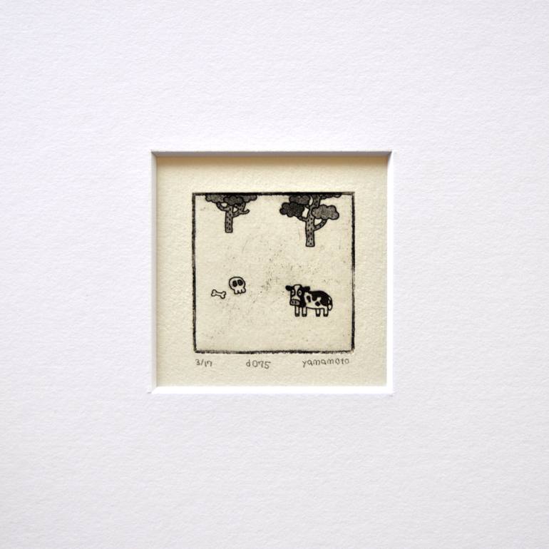 Original Pop Art Animal Printmaking by Takashi Yamamoto