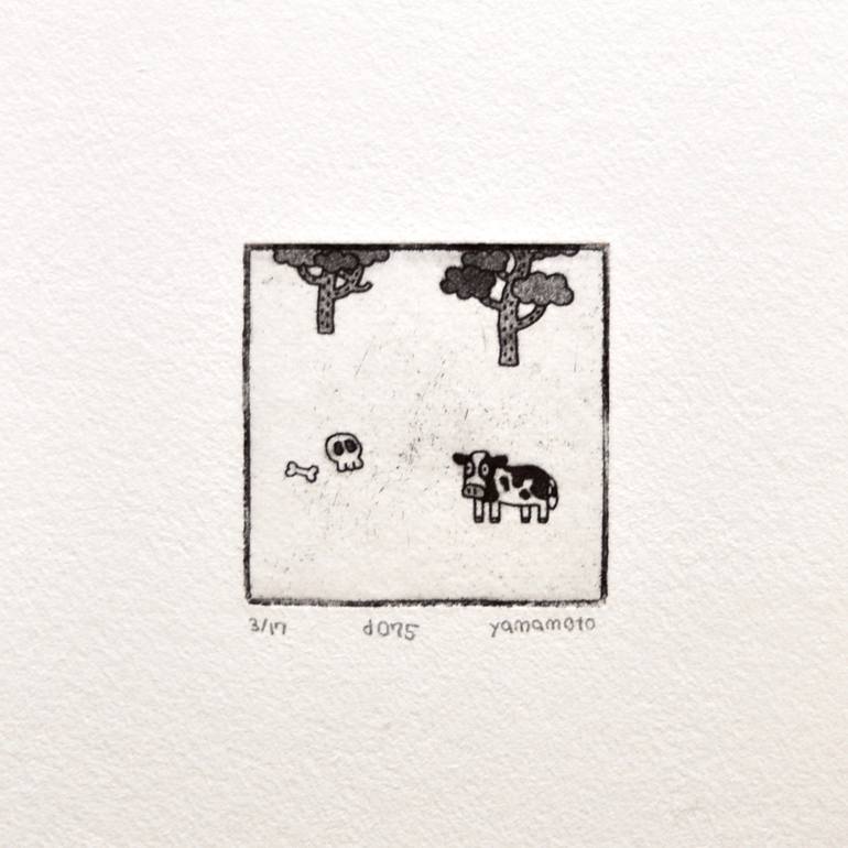 Original Pop Art Animal Printmaking by Takashi Yamamoto
