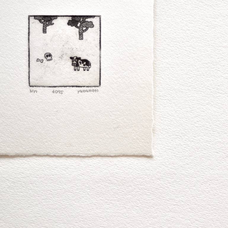 Original Pop Art Animal Printmaking by Takashi Yamamoto