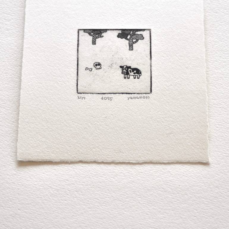Original Pop Art Animal Printmaking by Takashi Yamamoto