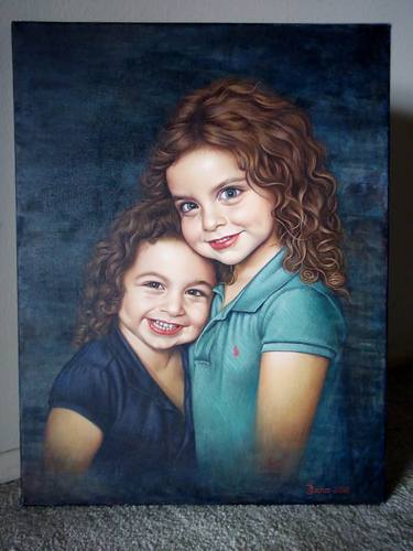 Original Realism People Painting by Josif Cano