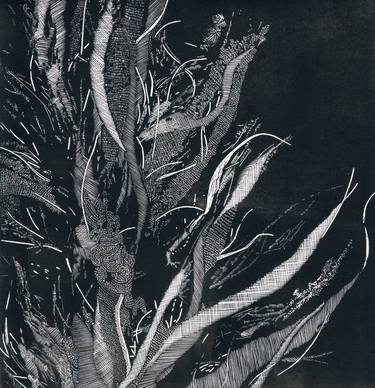 Original Abstract Animal Printmaking by Trina Guy-Smith