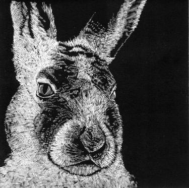 Original Abstract Animal Printmaking by Trina Guy-Smith