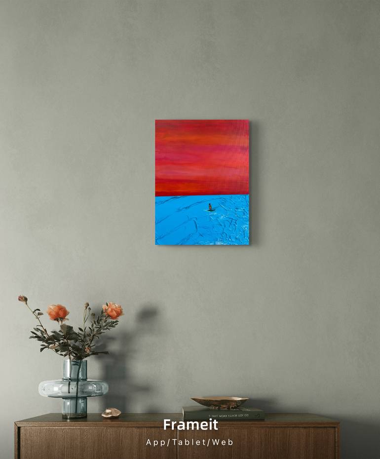 Original Abstract Seascape Painting by Tamila Lavrinets