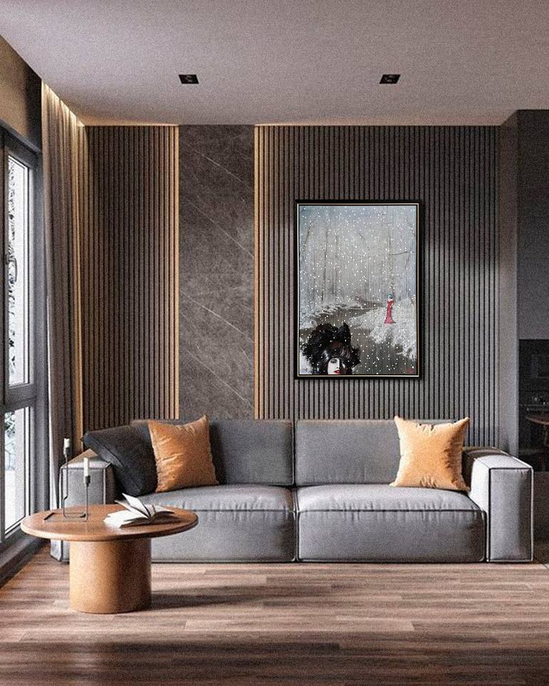 Original Contemporary People Painting by Arta Ozola-Jaunaraja
