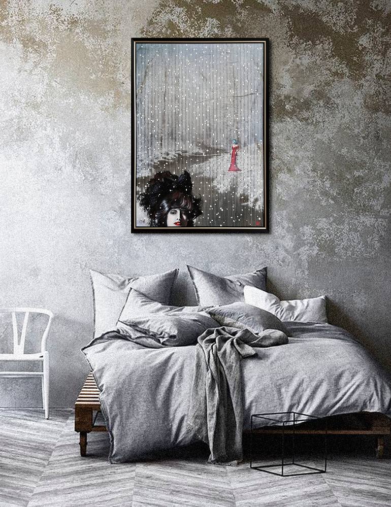 Original Contemporary People Painting by Arta Ozola-Jaunaraja