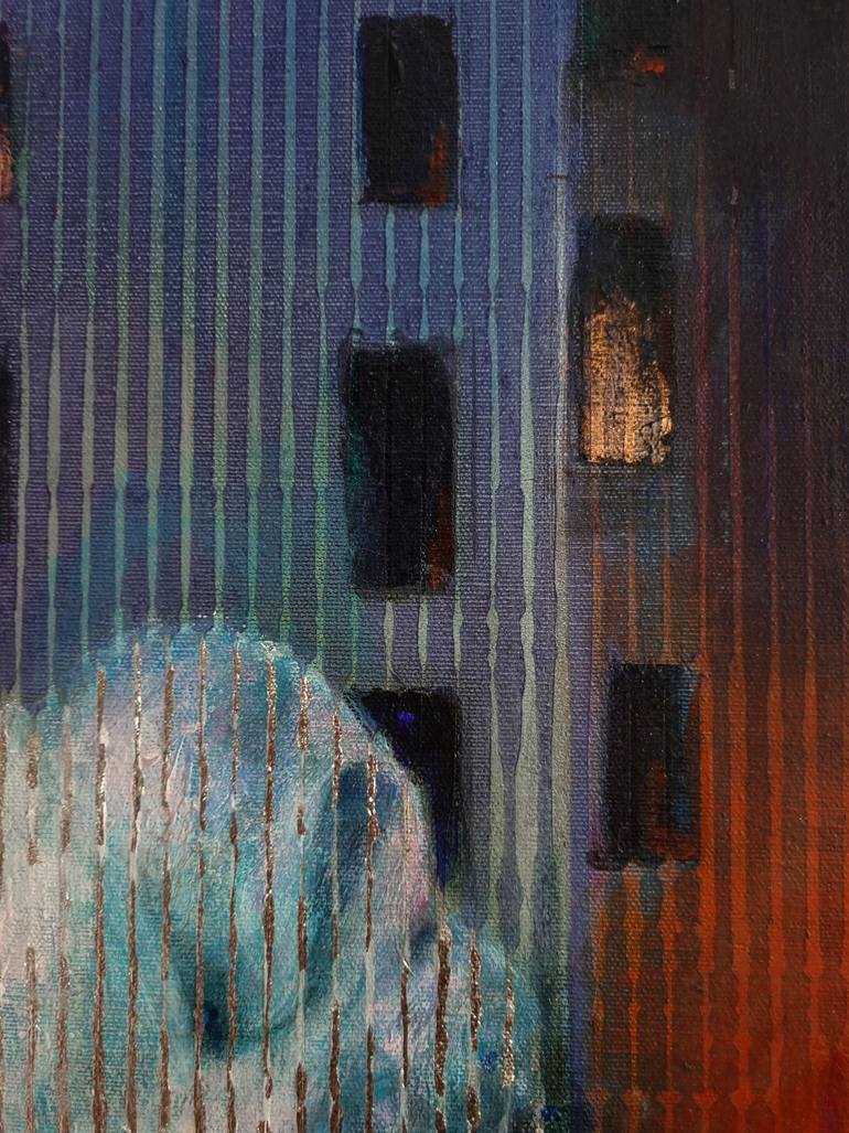 Original Conceptual Nude Painting by Arta Ozola-Jaunaraja