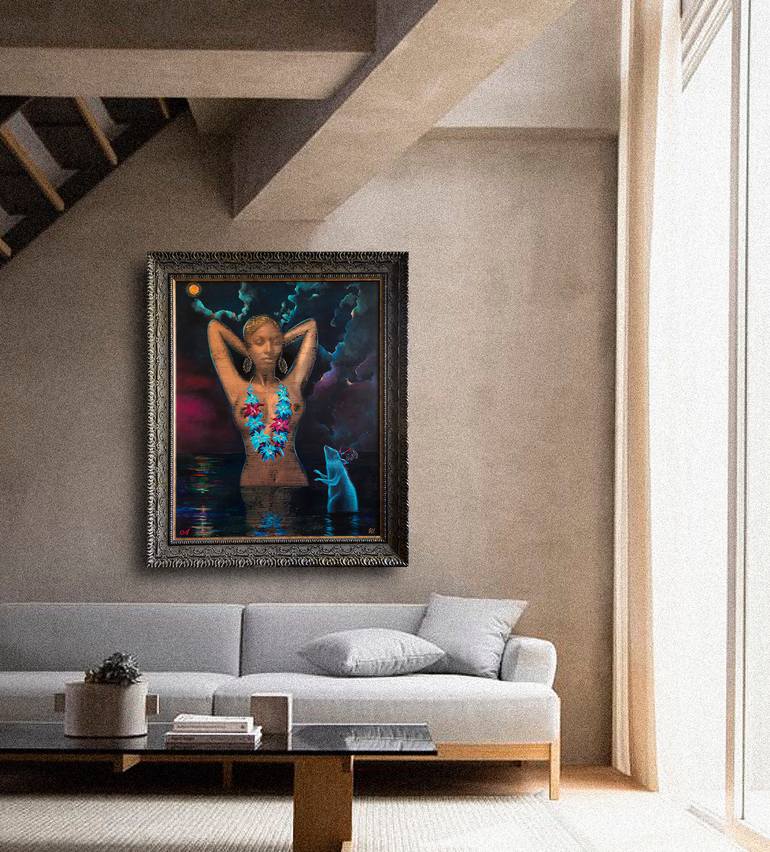 Original Contemporary People Painting by Arta Ozola-Jaunaraja