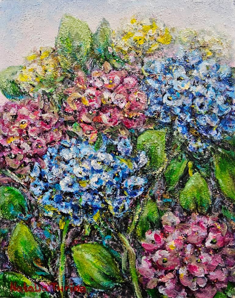 Hydrangea paintings | Saatchi Art