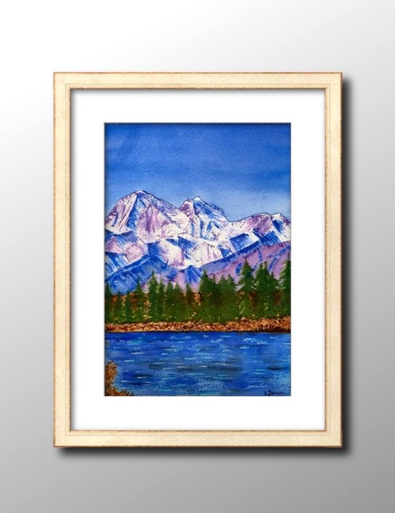 Original Realism Landscape Painting by Solmaz Taghizadegan Solskov Jensen
