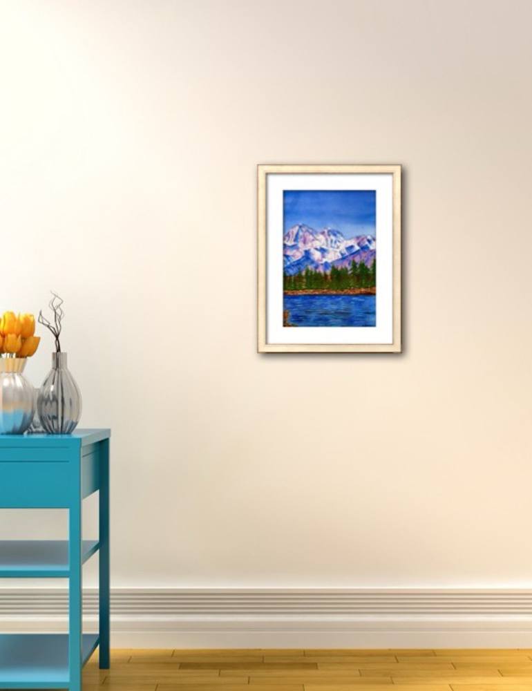 Original Realism Landscape Painting by Solmaz Taghizadegan Solskov Jensen