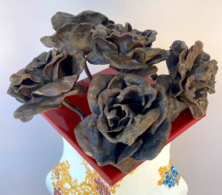 Original Floral Sculpture by Joe Pinkelman