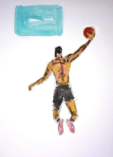 Original Conceptual Sports Paintings by G R