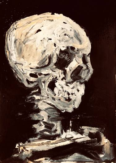 Original Conceptual Still Life Painting by G R