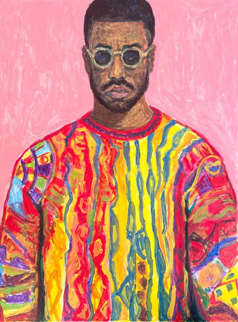 Original Famous Painting by G R  Contemporary Art on Canvas  Michael BJ 1