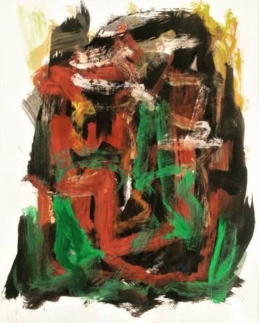 Print of Abstract Expressionism Abstract Paintings by G R