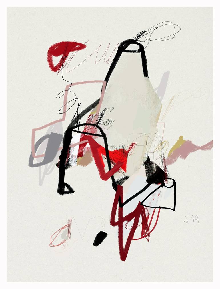 Original Abstract Expressionism Abstract Paintings by Sander Steins