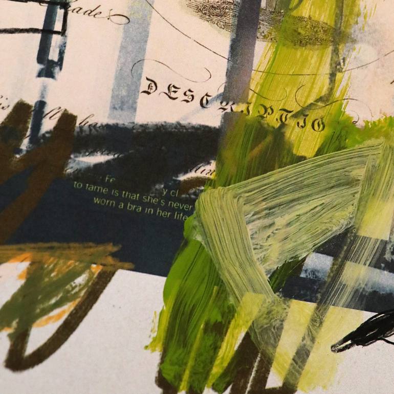 Original Abstract Nature Mixed Media by Sander Steins