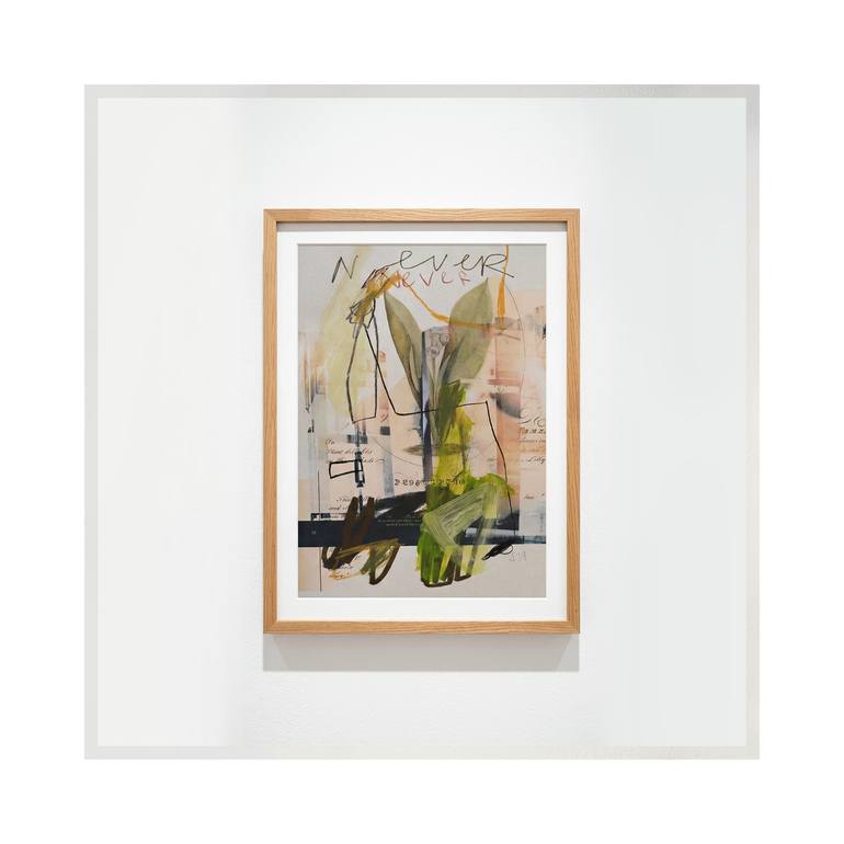 Original Abstract Nature Mixed Media by Sander Steins