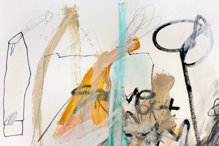 Original Abstract Graffiti Drawing by Sander Steins