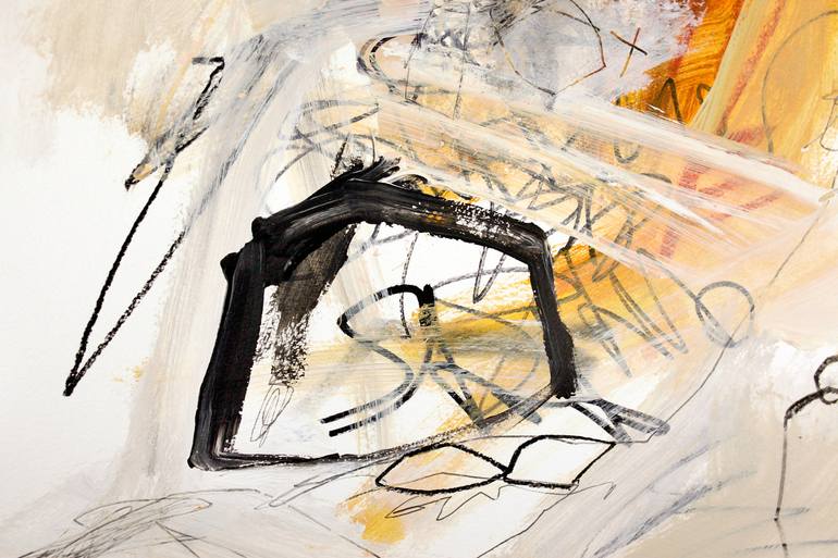 Original Abstract Graffiti Drawing by Sander Steins