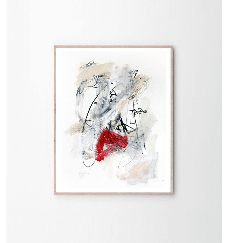 Original Abstract Graffiti Drawing by Sander Steins