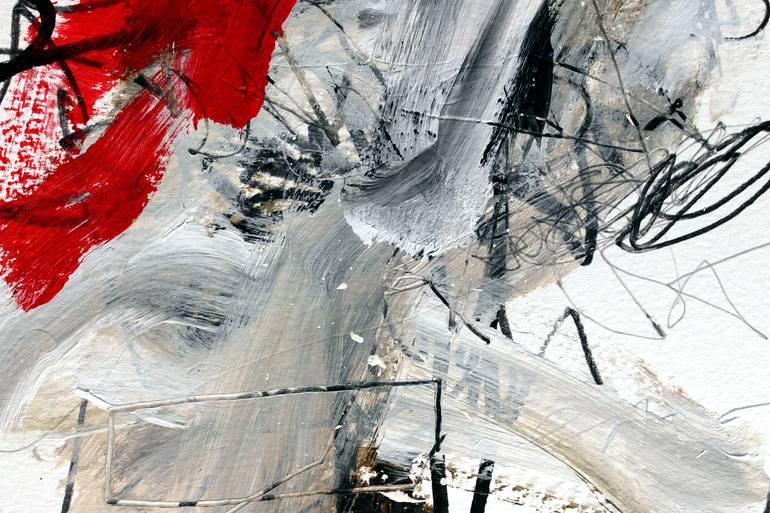 Original Abstract Graffiti Drawing by Sander Steins