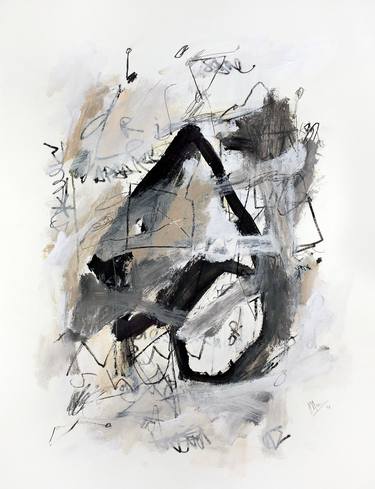 Original Abstract Expressionism Graffiti Drawings by Sander Steins