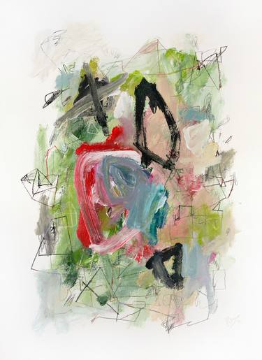 Original Abstract Expressionism Graffiti Drawings by Sander Steins