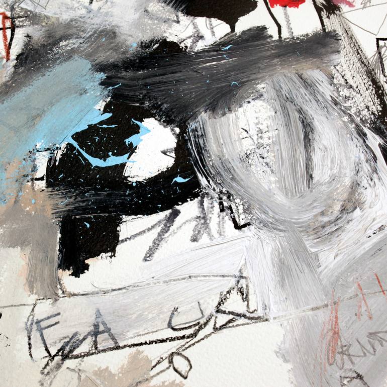 Original Abstract Expressionism Graffiti Drawing by Sander Steins