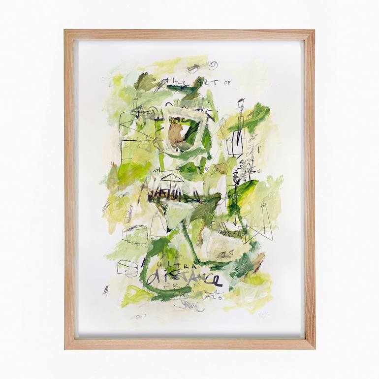 Original Abstract Expressionism Graffiti Drawing by Sander Steins