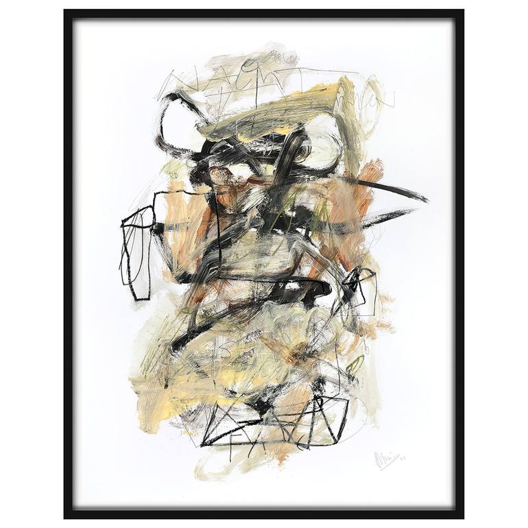 Original Abstract Painting by Sander Steins