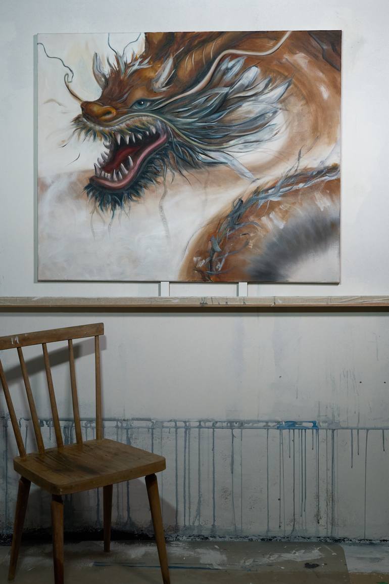 Original Figurative Fantasy Painting by Maria Daxer