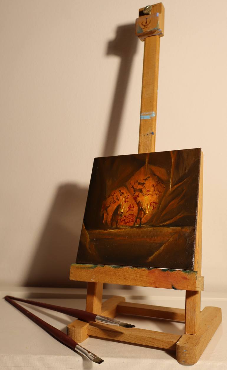 Original Illustration People Painting by Elvira Lukhmenko