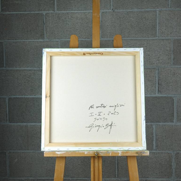 Original Abstract Expressionism Abstract Painting by Giorgio Basfi