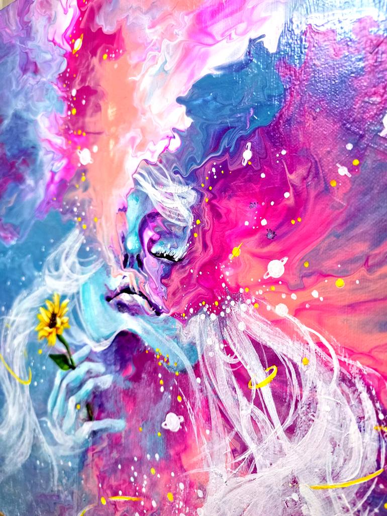 Original Abstract Expressionism Abstract Painting by Hyevin Namgoong