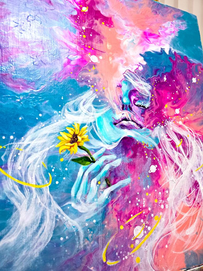 Original Abstract Expressionism Abstract Painting by Hyevin Namgoong