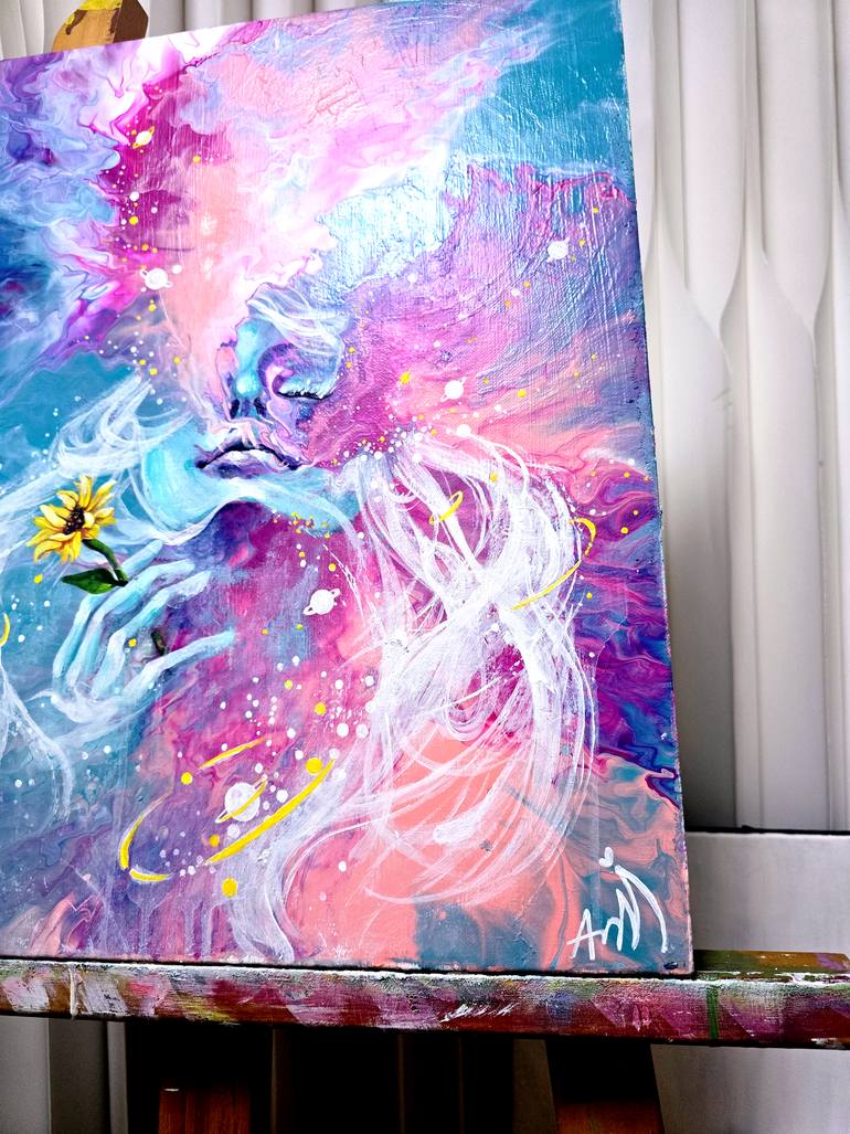 Original Abstract Expressionism Abstract Painting by Hyevin Namgoong
