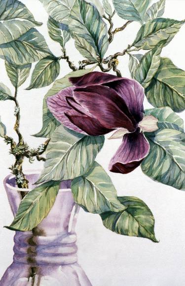 Original Realism Floral Printmaking by Kerry Crow
