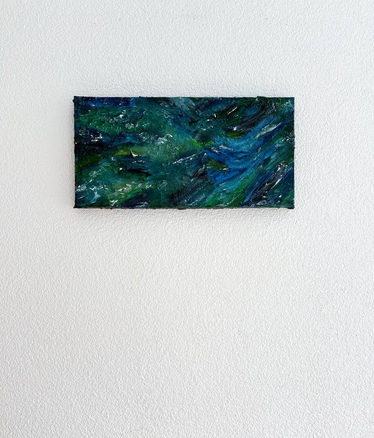 Original Abstract Water Painting by Giuseppe Phos