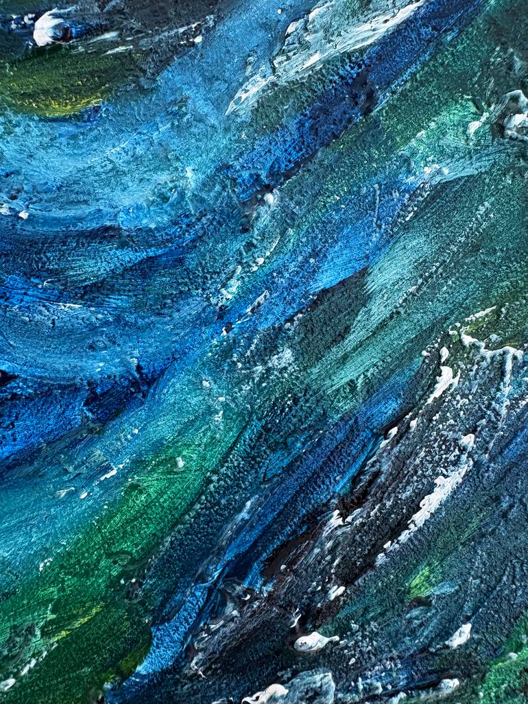 Original Abstract Water Painting by Giuseppe Phos
