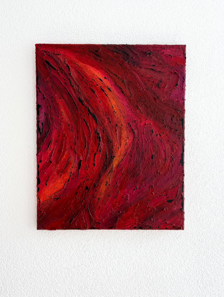 Original Abstract Expressionism Abstract Painting by Giuseppe Phos